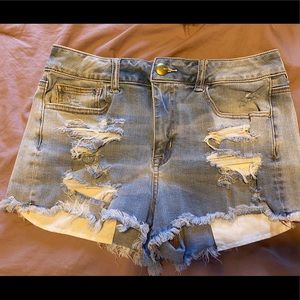 High-Rise American Eagle Jean Shorts